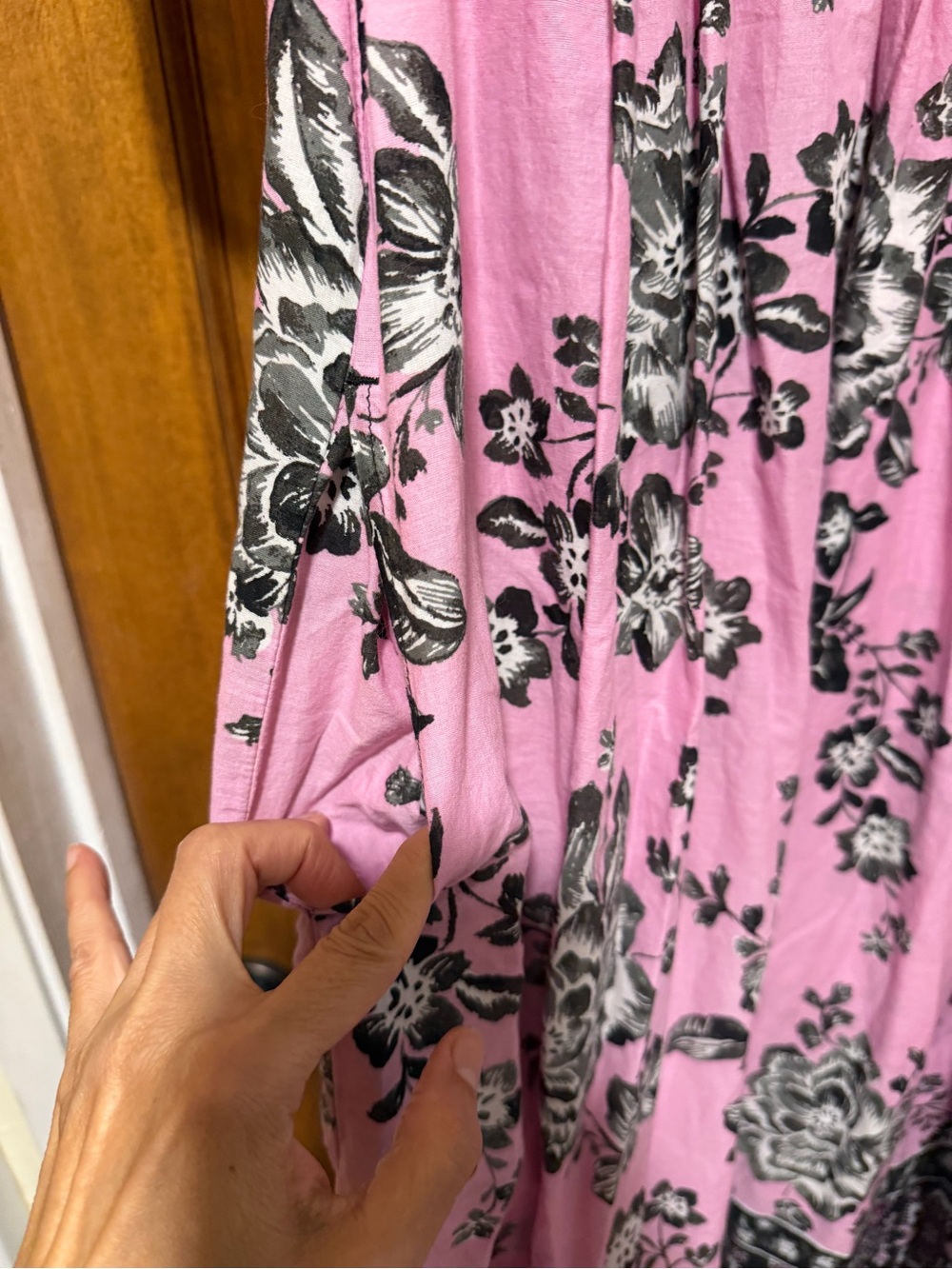 Only Necessities 100% cotton Peony Petal Mixed Print Maxi Dress - Picture 4 of 9